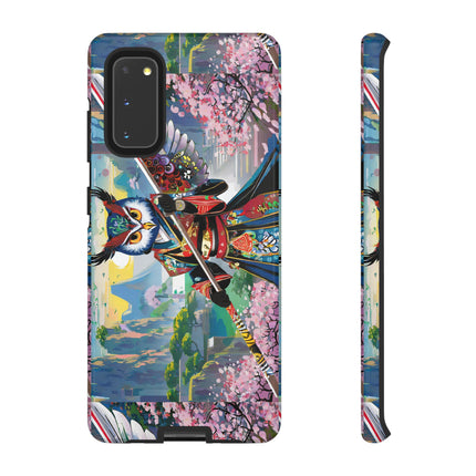 Cyberpunk Samurai Owl Phone Cases