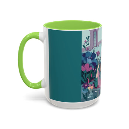 The Ladies Of The Secret Masquerade Colorful Mugs – Art Deco Floral Mystery
