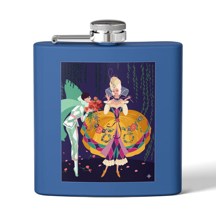 Enchanted Courtship Flask – Whimsical Elegance & Floral Romance
