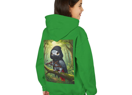 The African Grey Sentinel Youth Heavy Blend Hooded Sweatshirt