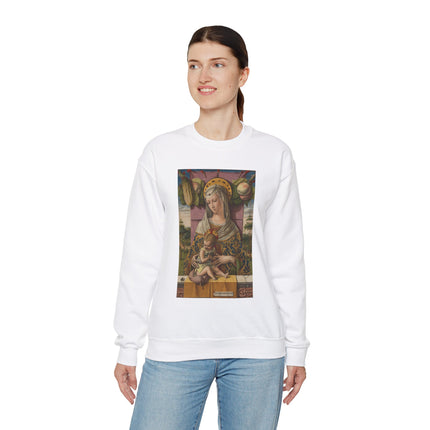 Madonna and Child by Carlo Crivelli Heavy Blend™ Crewneck Sweatshirt