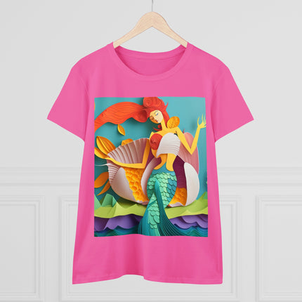 Charming Mermaid Women's Midweight Cotton Tee
