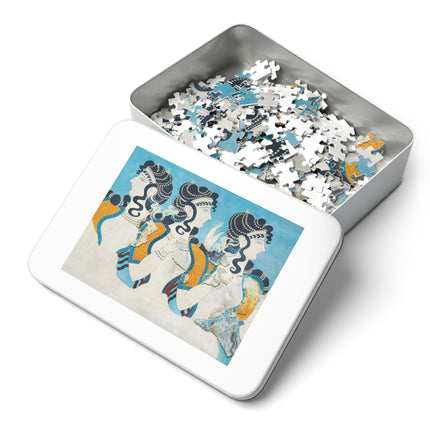 Reproduction of Ladies in Blue by Emile Gilliéron Jigsaw Puzzle (30, 110, 252-Piece)