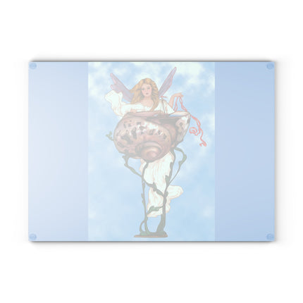 Enchanting Serenity Glass Cutting Board