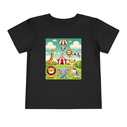 Whimsical Circus Friends Toddler Short Sleeve Tee