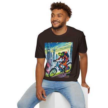Cyberpunk Frog Softstyle T-Shirt