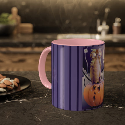 The Startled Pumpkin Colorful Mugs, 11oz