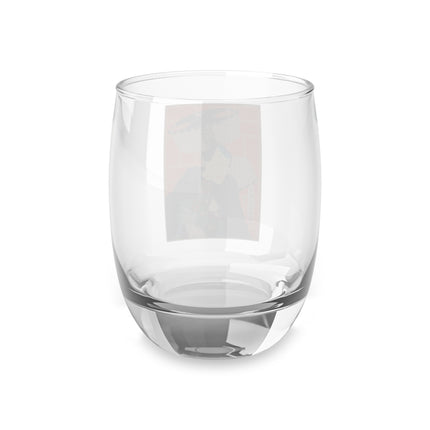 The Actor Kawarasaki Gonjūrō for a Fire Troupe by Tsukioka Yoshitoshi Whiskey Glass