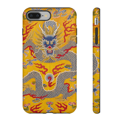Majestic Dragon Regalia – Imperial 12-Symbol Robe Phone Cases