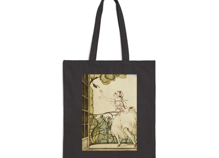Sur talons rouges (On Red Heels) pl 02 by Gerda Wegener Cotton Canvas Tote Bag