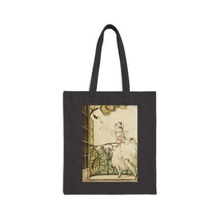 Sur talons rouges (On Red Heels) pl 02 by Gerda Wegener Cotton Canvas Tote Bag