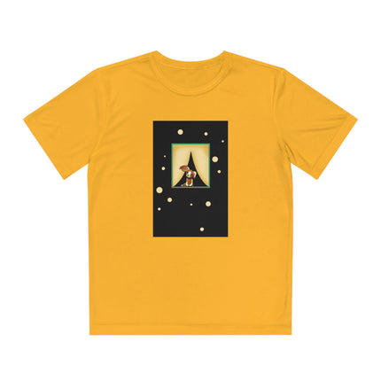 Playful Paws Youth Competitor Tee – Vintage Charm & Curious Adventure