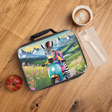Stripes on Wheels Lunch Bag