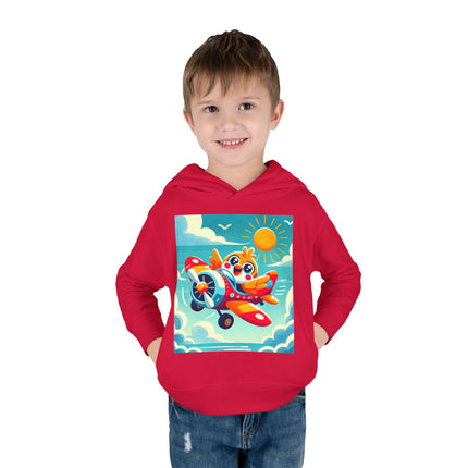 Joyful Bird Aviator Toddler Pullover Fleece Hoodie