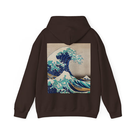 The Great Wave off Kanagawa by Katsushika Hokusai Heavy Blend™ Hooded Sweatshirt