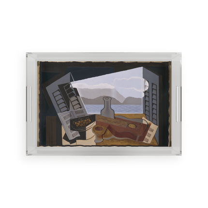 Open Window by Juan Gris Acrylic Serving Tray