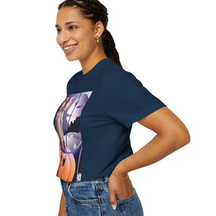 The Startled Pumpkin Unisex Garment-Dyed T-shirt