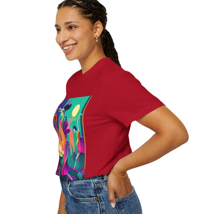 Dance of the Skeleton Ballerinas Unisex Garment-Dyed T-shirt