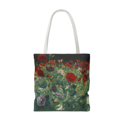 Poppies (A Study of Poppies for Carnation, Lily, Lily, Rose) by John Singer Sargent Tote Bag (AOP)