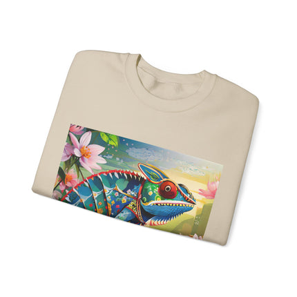 Camouflage Chameleon Unisex Heavy Blend™ Crewneck Sweatshirt