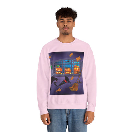 Whimsical Halloween Mischief Unisex Heavy Blend™ Crewneck Sweatshirt
