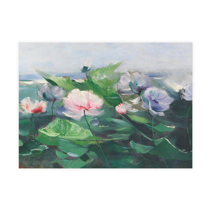 Water Lilies by Karl Hagemeister Postcards (envelopes included) - Bundles of 10, 30, 50 Pieces