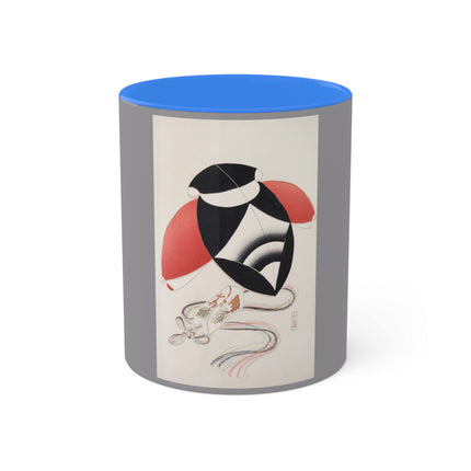 Illustrations of Japanese Toys Pl.056 by Kawasaki Kyosen Colorful Mugs, 11oz