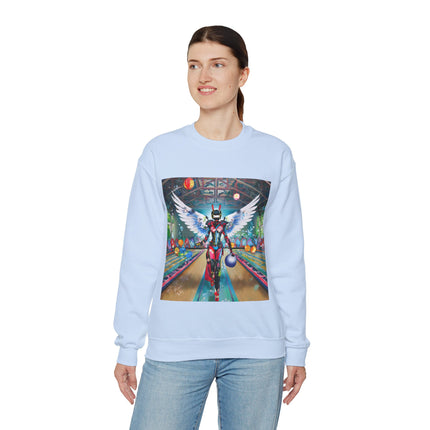Samurai Robot Angels Unisex Heavy Blend™ Crewneck Sweatshirt