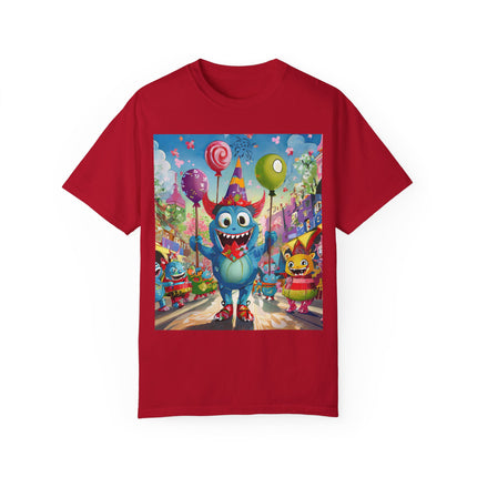 Monster Parade Madness Unisex Garment-Dyed T-shirt
