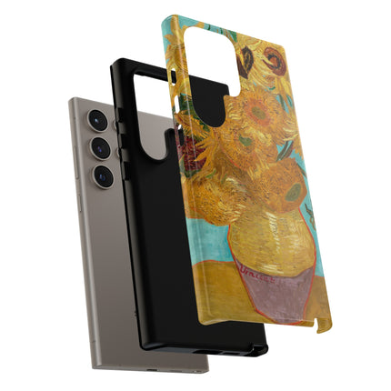 Vase with Twelve Sunflowers by Vincent Van Gogh Phone Cases