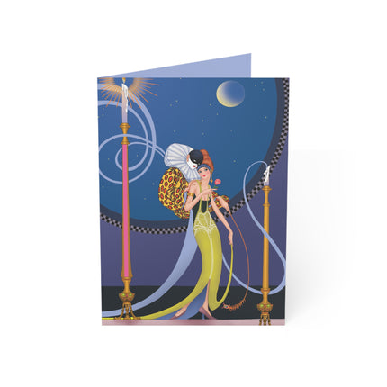 Moonlit Serenade Greeting Cards (1, 10, 30, and 50pcs)