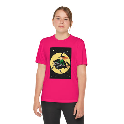 A Witch’s Moonlit Flight Youth Competitor Tee