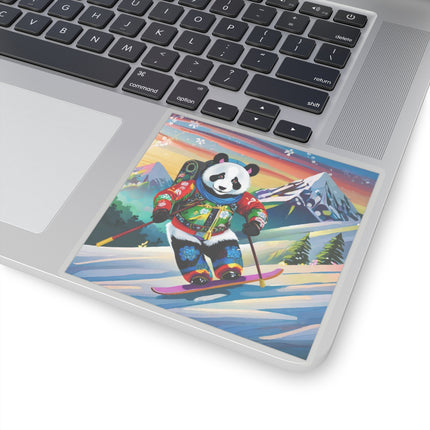 Cyberpunk Panda Kiss-Cut Stickers (4 Sizes)