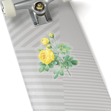Yellow Rose Botanical Illustration by Pierre-Joseph Redouté Kiss-Cut Stickers (4 Sizes)