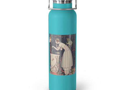 L'Etourdissant Petit Poisson (The Dazzling Little Fish) by George Barbier Copper Vacuum Insulated Bottle, 22oz