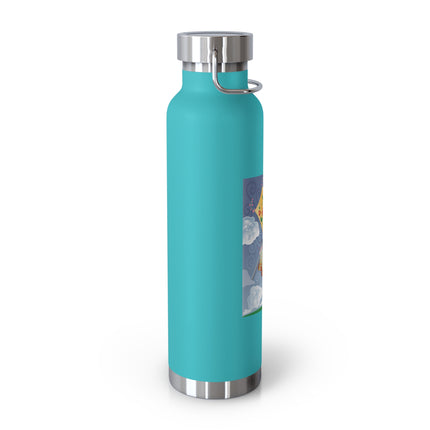 Flight of Blossoms Copper Vacuum Insulated Bottle, 22oz