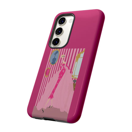 Lady in Pink Phone Case – Graceful Sophistication