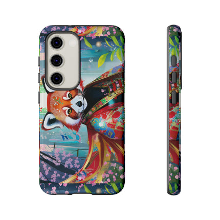 Cybernetic Red Panda Phone Cases