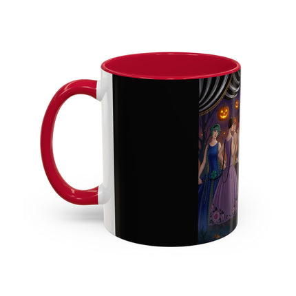🏹🎃 Cupid's Arrow At Pumpkin Moon Manor Colorful Mug – Romantic Halloween Charm