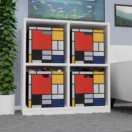 Composition with Red, Yellow, Blue, and Black by Piet Mondrian Felt Storage Box