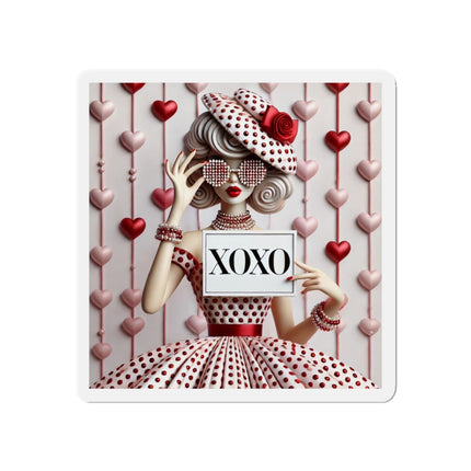 Fashionably Yours, XOXO Die-Cut Magnets (5 Sizes)