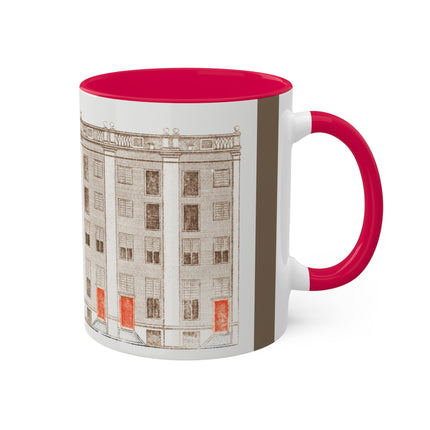 Amsterdam Canal Houses by Johan Teyler Colorful Mugs, 11oz