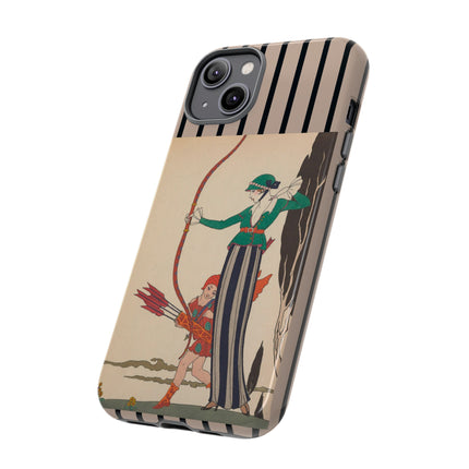 L'Arc Rouge by George Barbier Phone Cases
