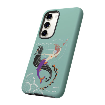 Mermaid on Seahorse Phone Case – Mythic Ocean Grace