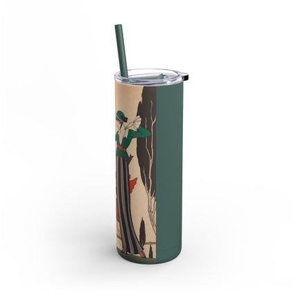L'Arc Rouge by George Barbier Skinny Matte Tumbler, 20oz
