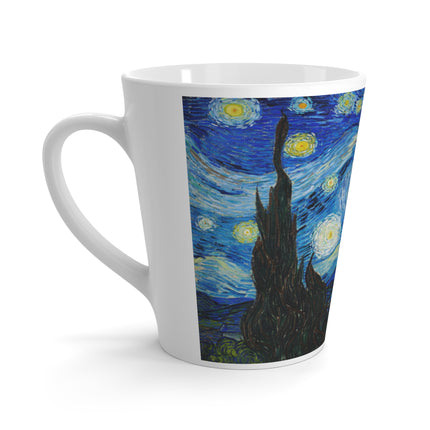 The Starry Night by Vincent Van Gogh Latte Mug
