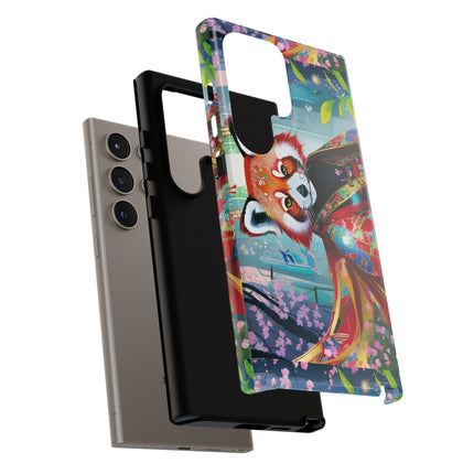 Cybernetic Red Panda Phone Cases