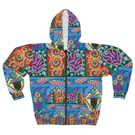 Floral Design by Emile-Alain Séguy Zip Hoodie (AOP)