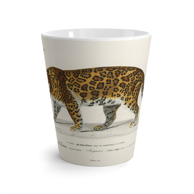 Jaguar by Charles Dessalines D' Orbigny Latte Mug