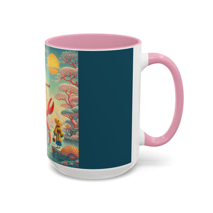 The Celestial Crab Navigator Colorful Mugs (11oz, 15oz)
